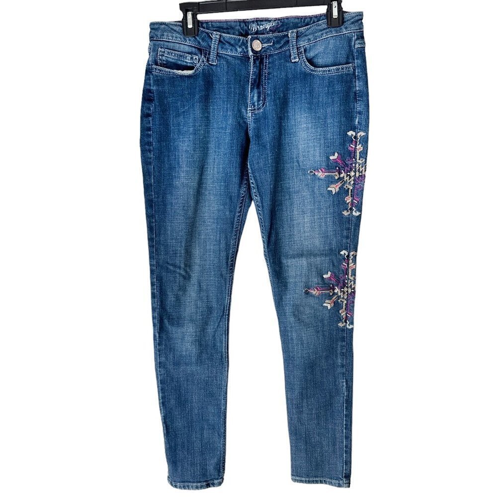 Wrangler Skinny Jeans Southwestern Embroidered 7